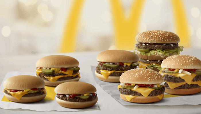 McDonald's burgers